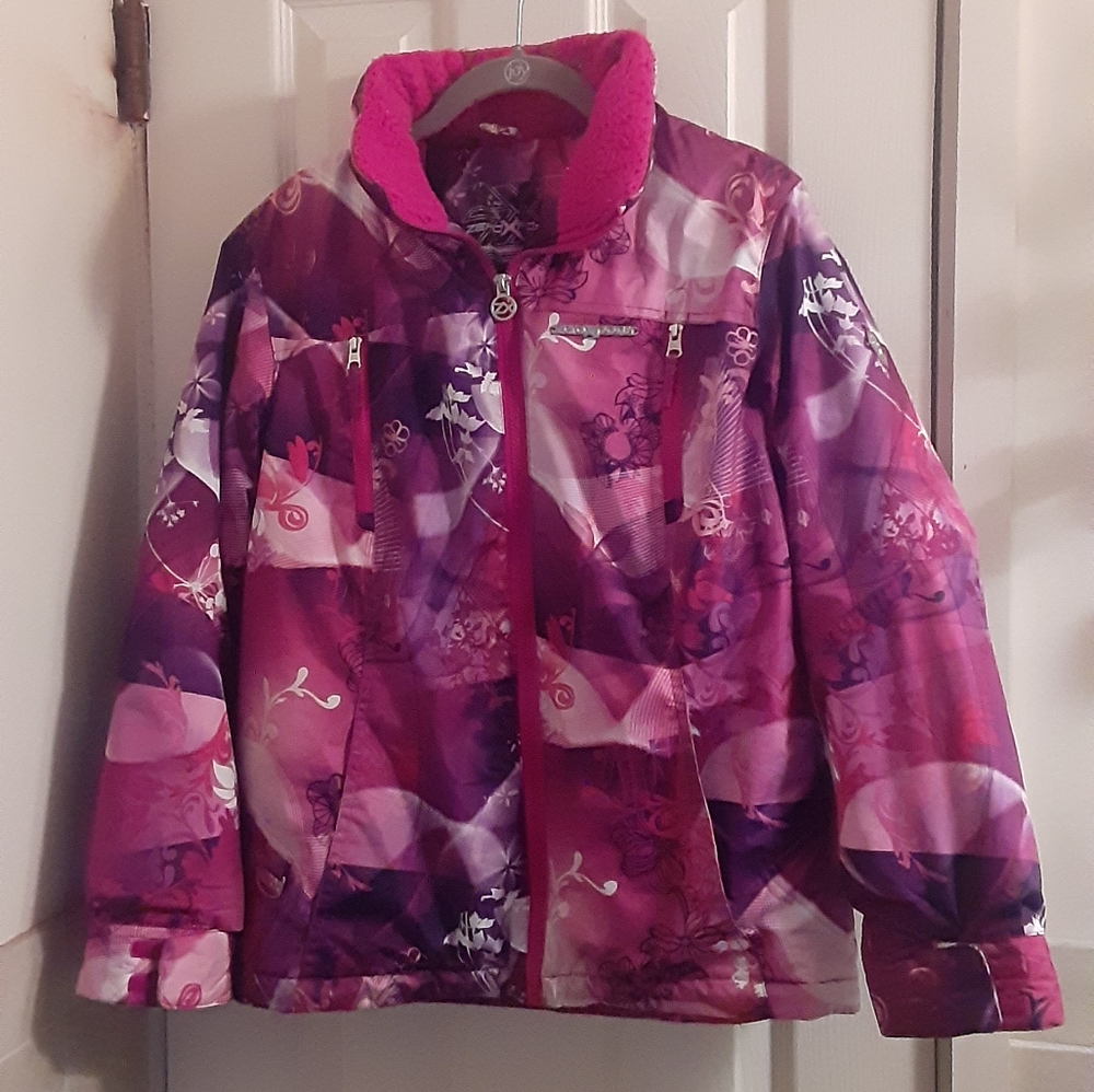 Zero Xposur Girls L 14 Puffer Coat Jacket Full Zip